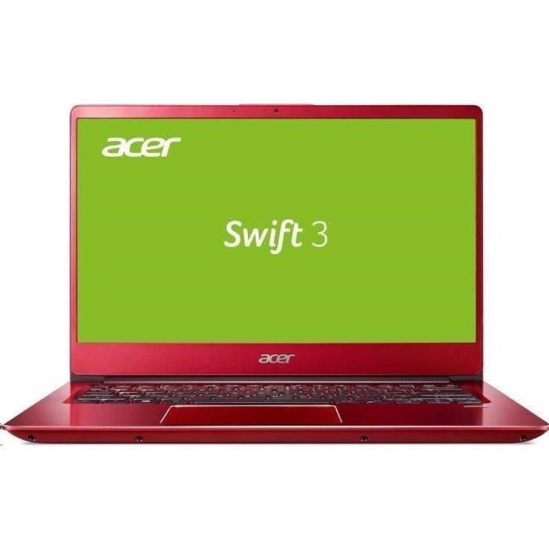 ACER NTB Swift 3 (SF314-54-38XZ) - i3-7020U@2.3GHz,14" FHD IPS,4GB,128SSD,HD graphics,čt.pk,4čl,W10H,red