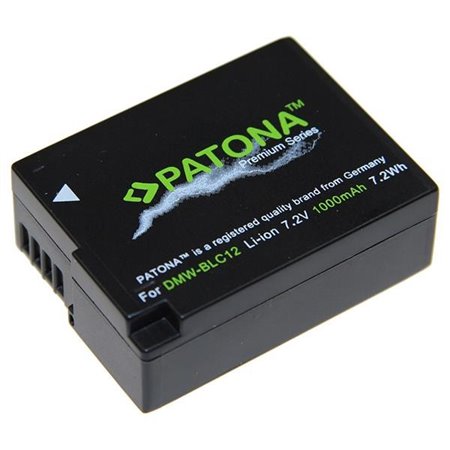 Fotobaterie Patona pro Panasonic DMW-BLC12 E 1000mAh Li-Ion Premium
