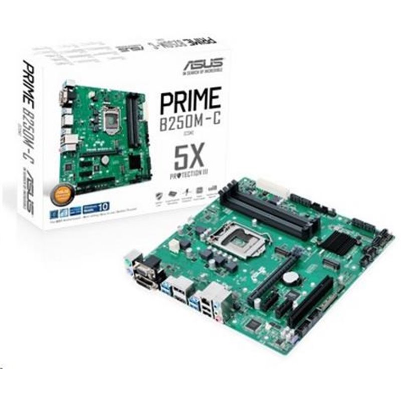 ASUS MB Sc LGA1151 PRIME B250M-C, Intel B250, 4xDDR4, VGA, mATX
