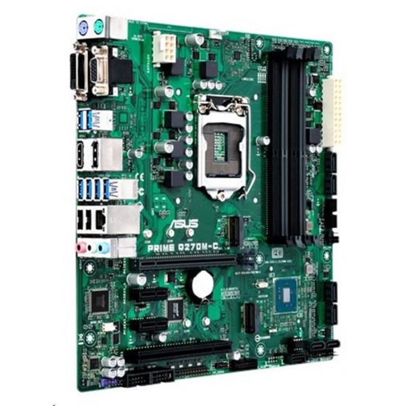 ASUS MB Sc LGA1151 PRIME Q270M-C, Intel Q270, 4xDDR4, VGA, mATX