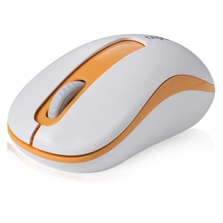 RAPOO myš M10 USB, optická, bezdrátová, 2.4G, oranžová