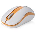RAPOO myš M10 USB, optická, bezdrátová, 2.4G, oranžová